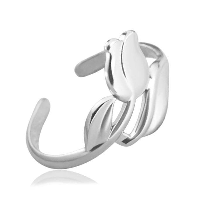 Anillo Tulipán Plata