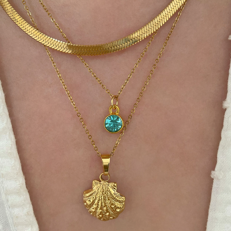 Collana Turchese Punto Oro