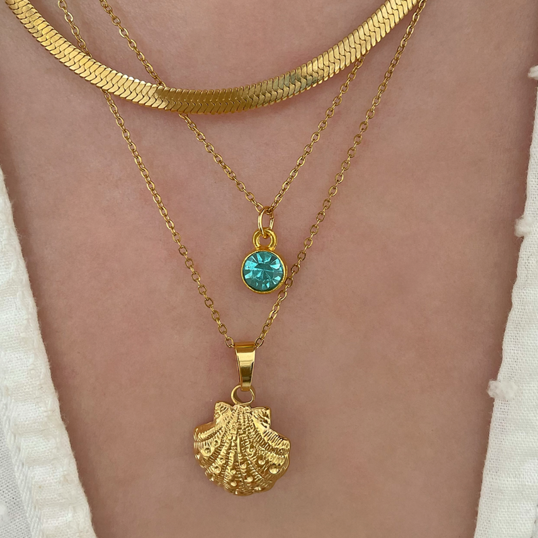 Collar Shell Oro