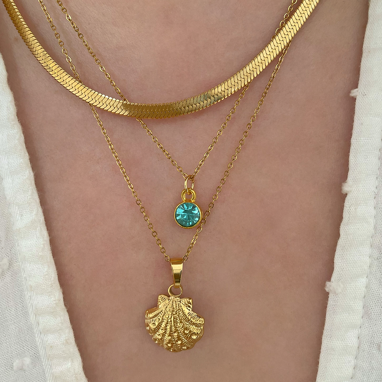 Gold Sun Necklace