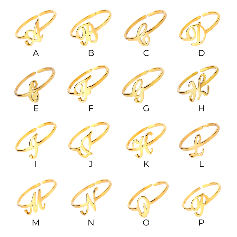 Anillo Inicial Elegante Oro