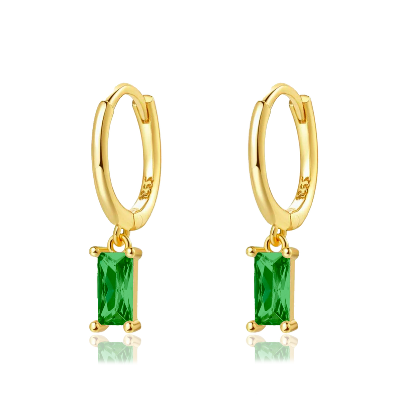 Aros Phoebe Verde Oro