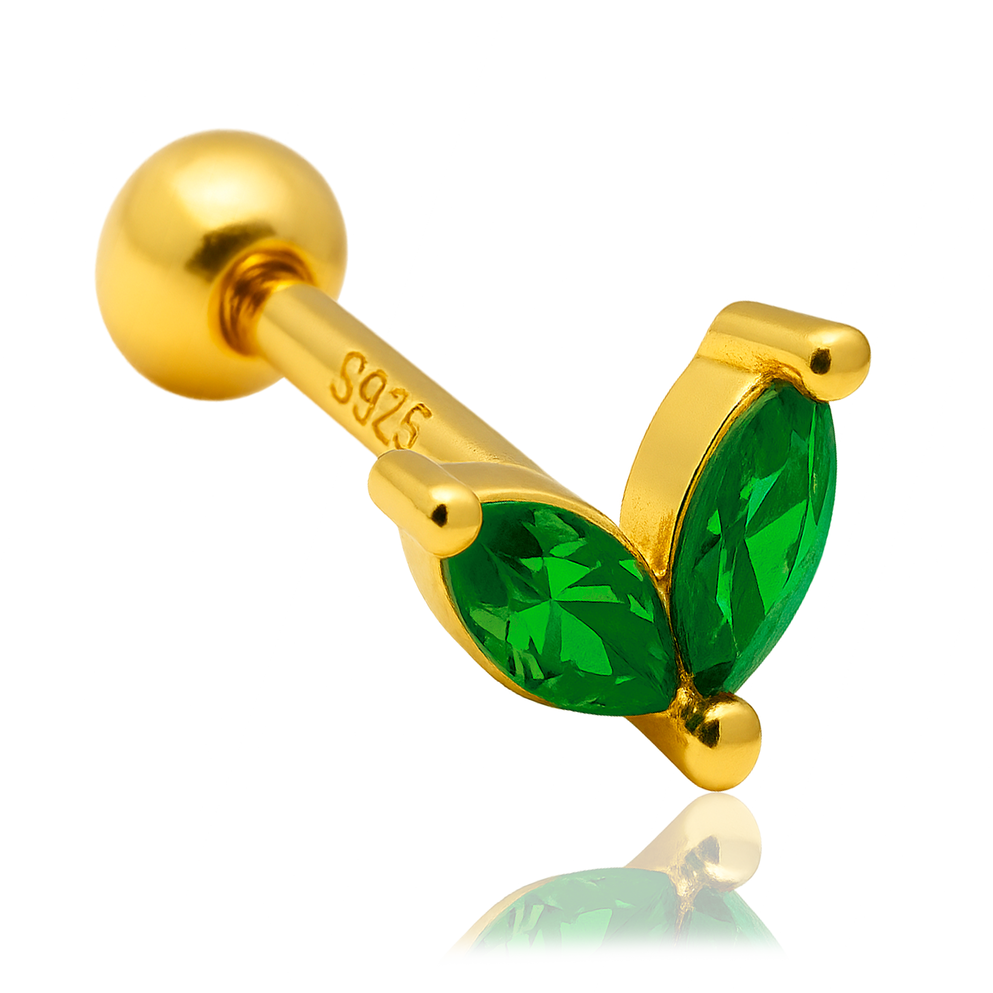 Mini White Flower Earring