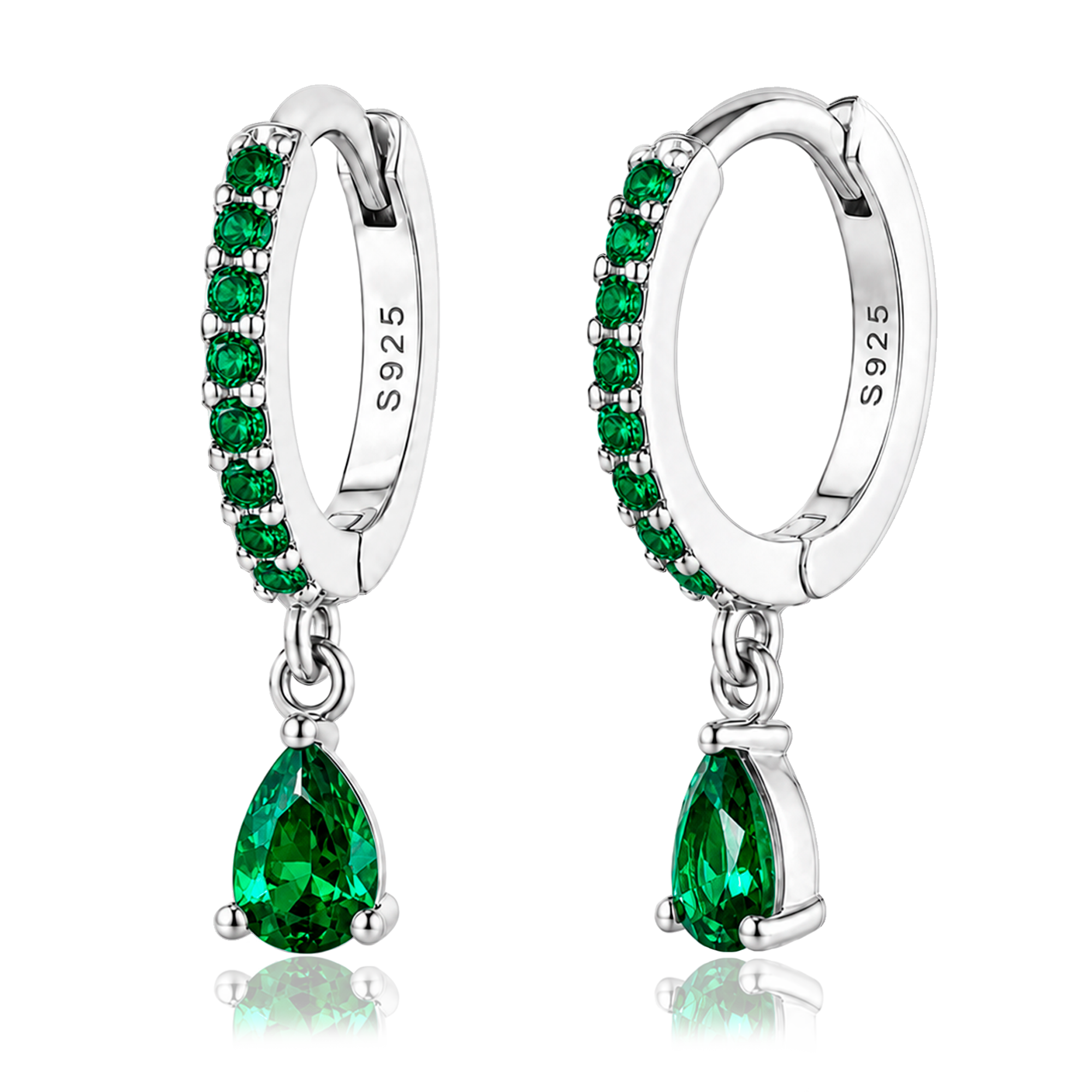 Orecchini Ayla Verde Argento