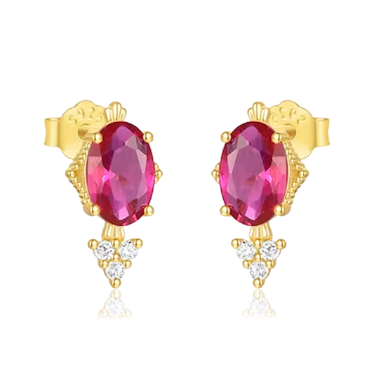 Pendientes Zhara Pink Oro