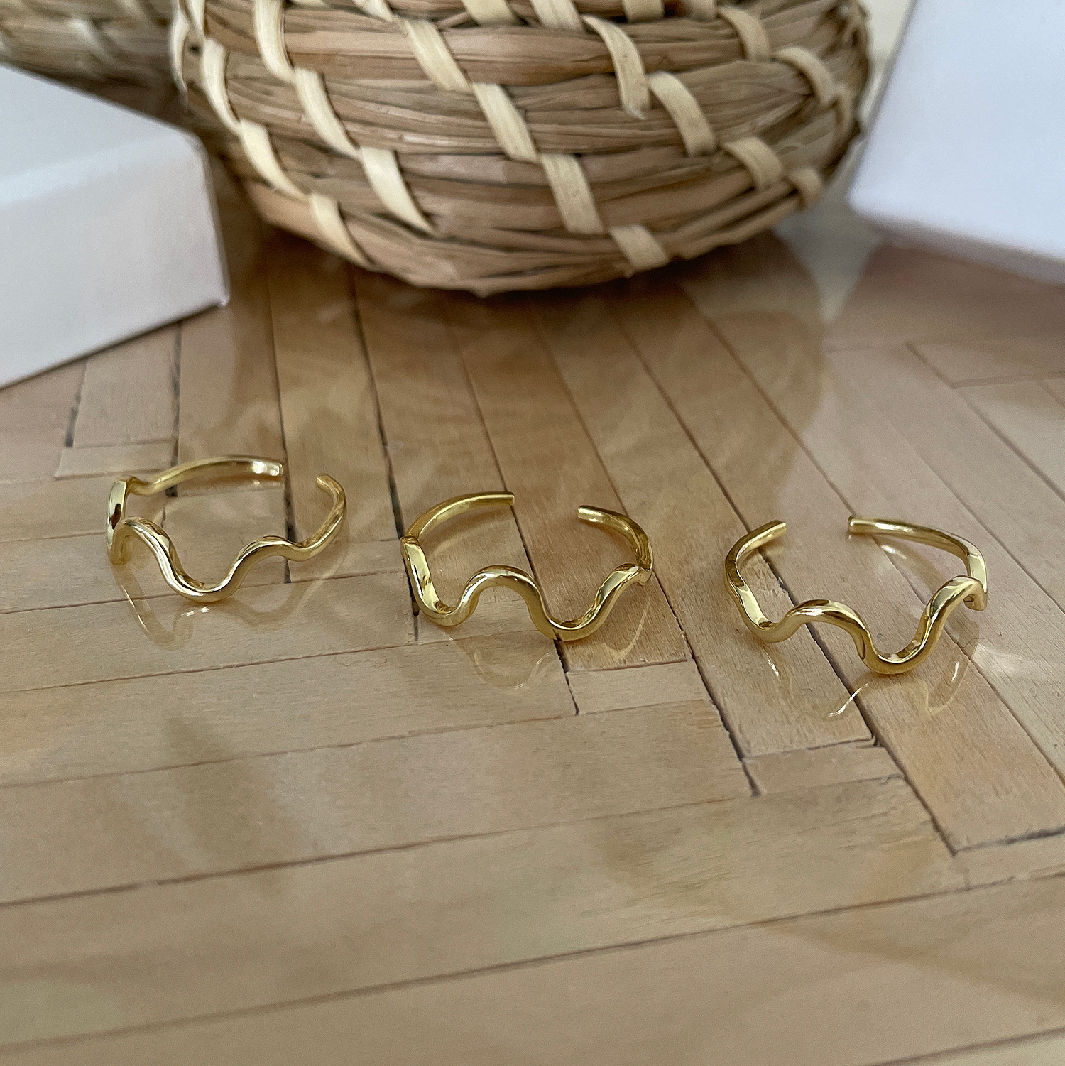 Anillo Ondas Oro