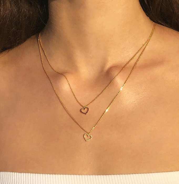 Love Champagne Necklace 