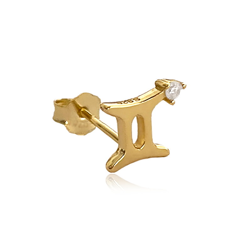 Pendiente Mini Zodiaco Oro