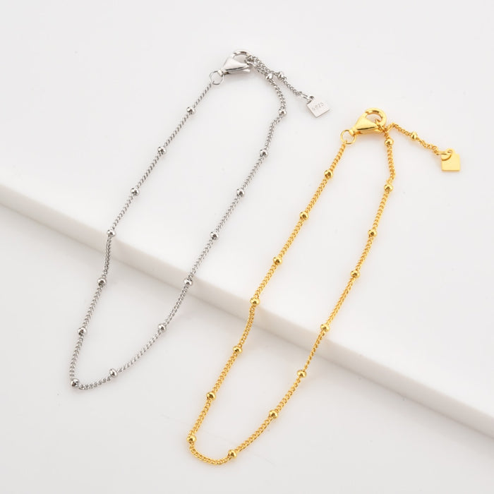 Pulsera Bolitas Plata