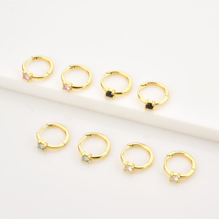 Emery White Earrings