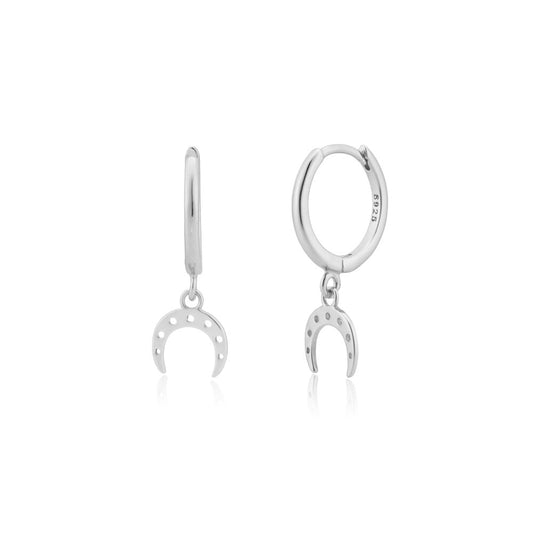 Silver Horseshoe Earrings