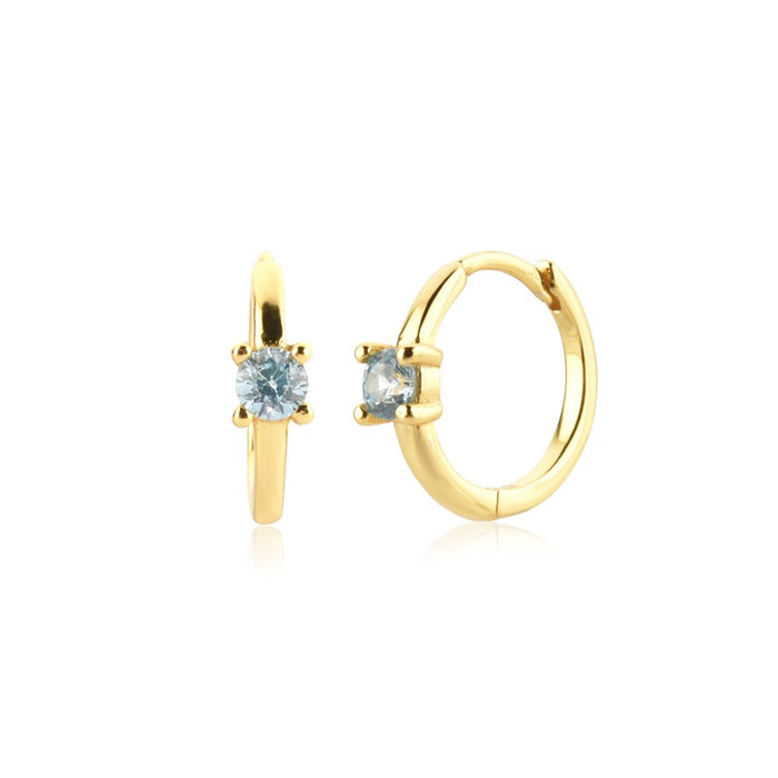 Emery Light Blue Hoops