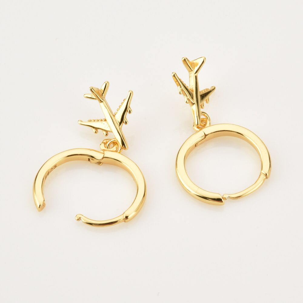 Gold Travel Earrings