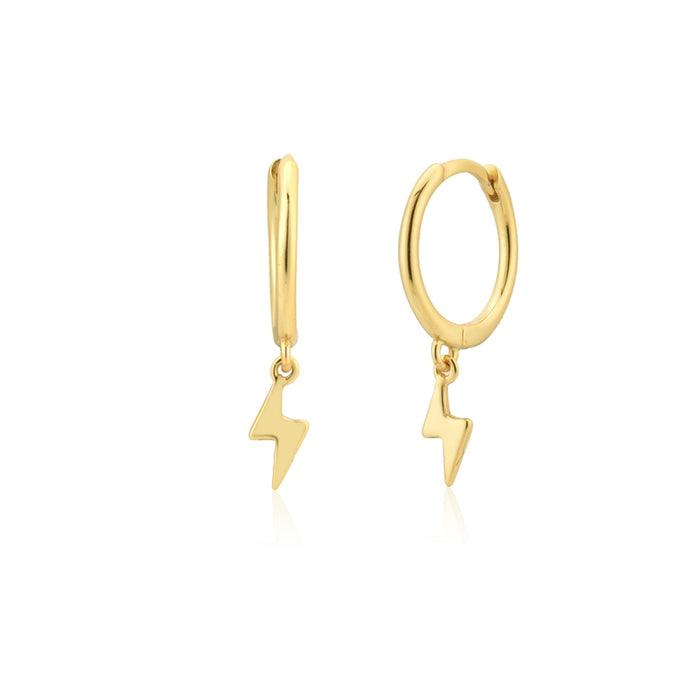Gold Rayito Hoops