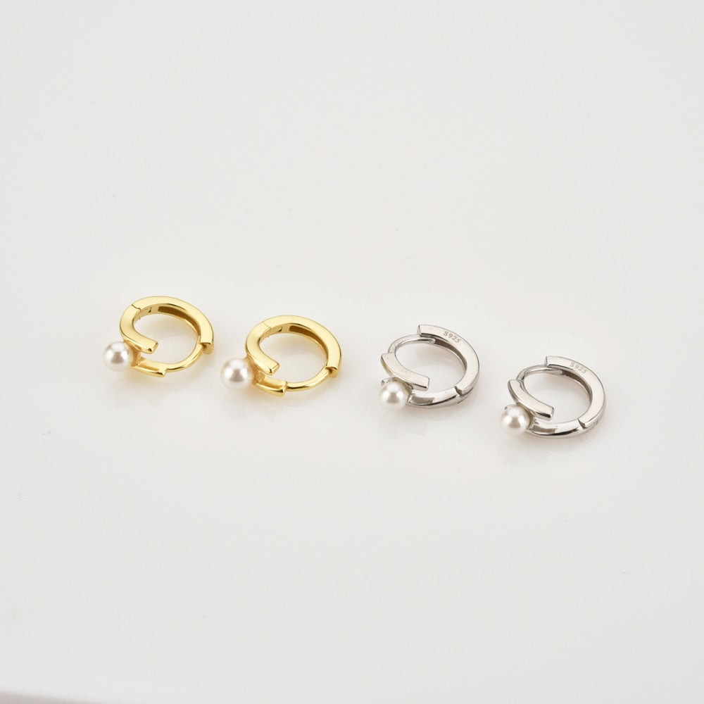 Eliza Silver Hoops