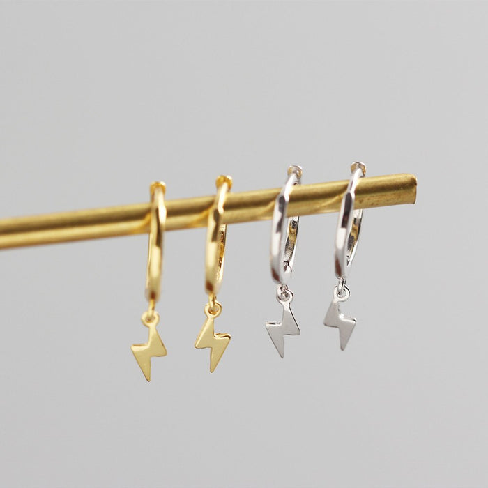 Gold Rayito Hoops