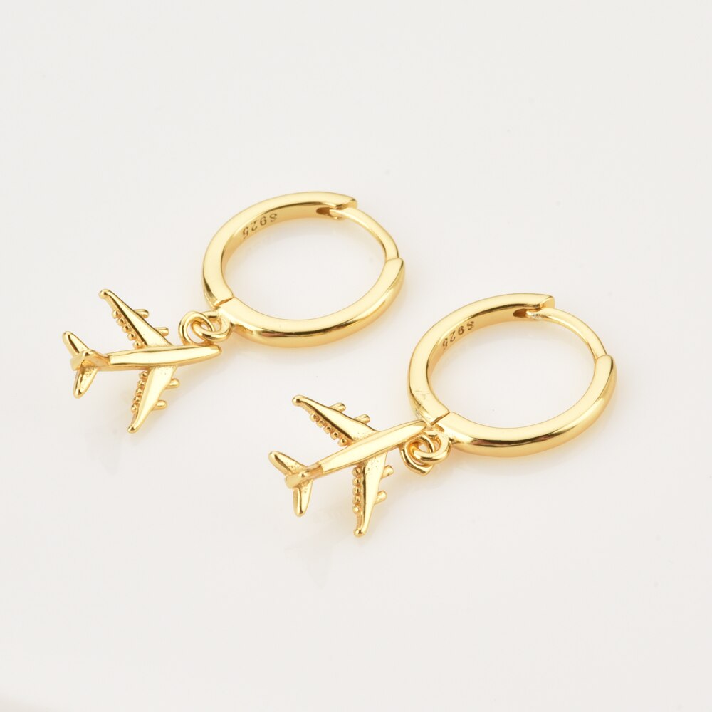 Gold Travel Earrings