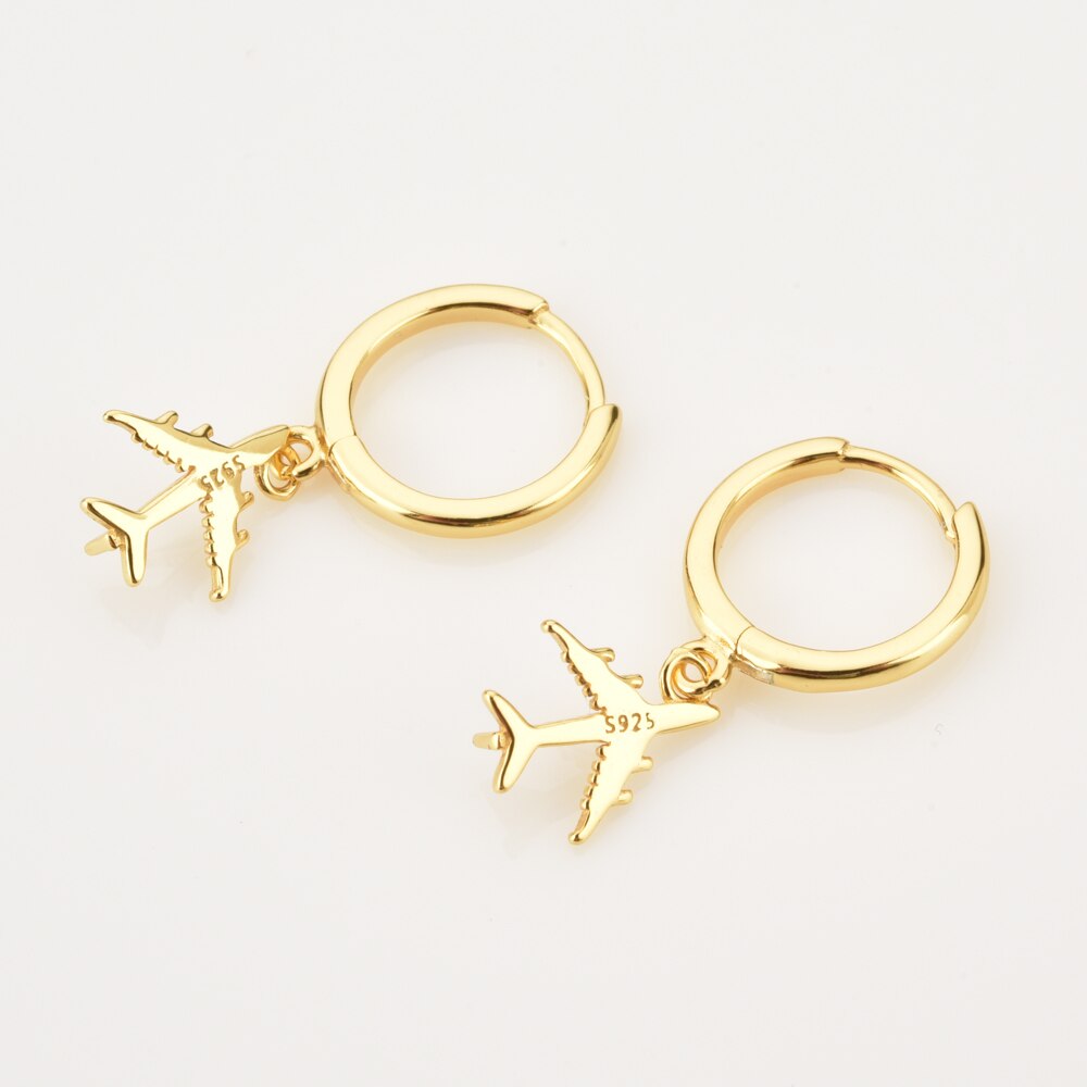 Gold Travel Earrings