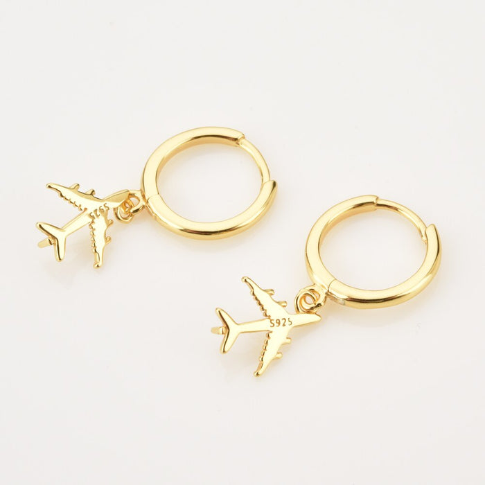 Gold Travel Earrings