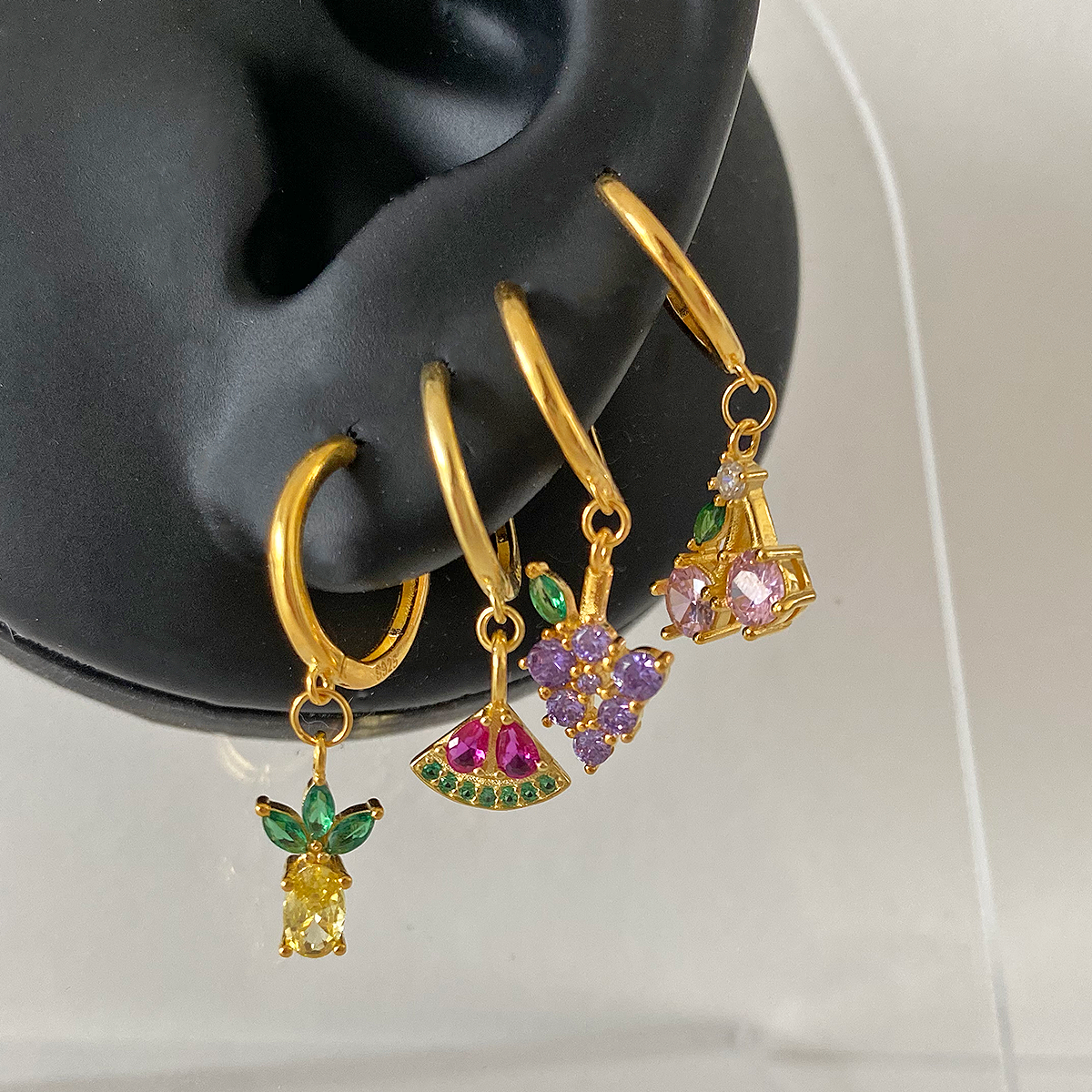 Watermelon earrings