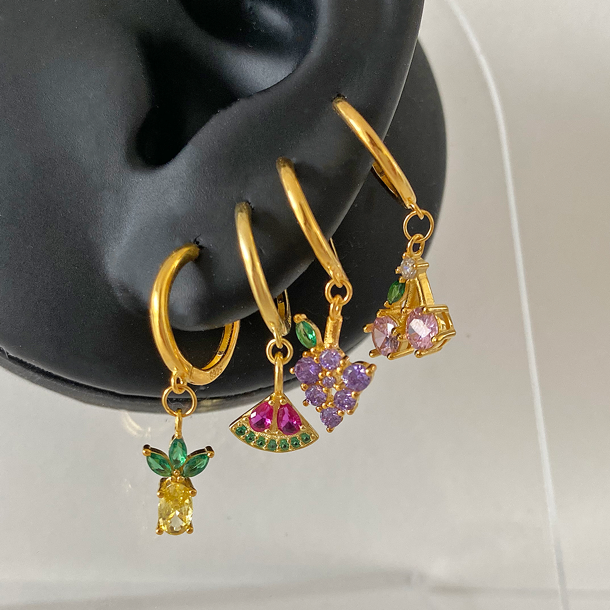 Grapes earrings