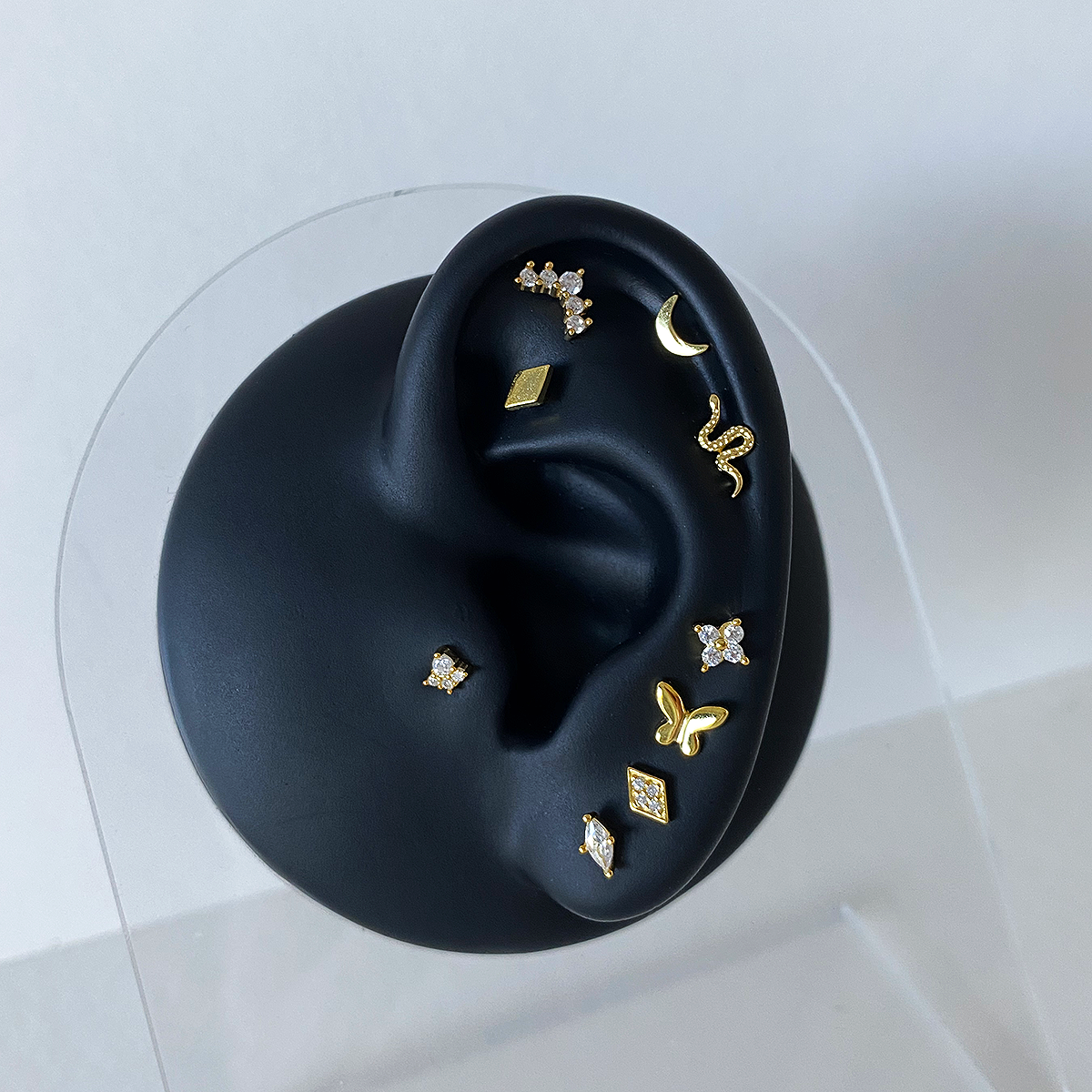 Zia Gold Earring