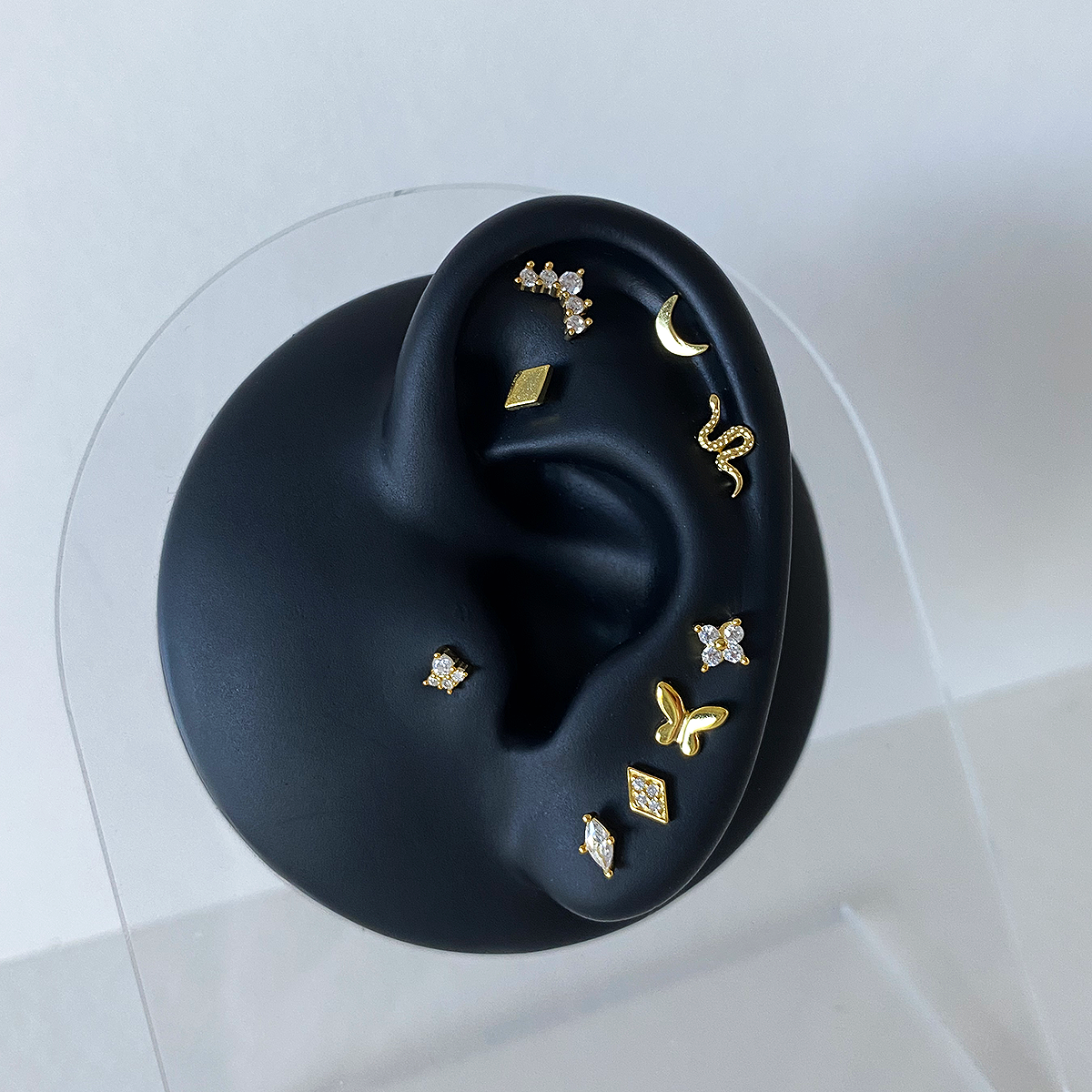 Gold Mini Snaky Earring