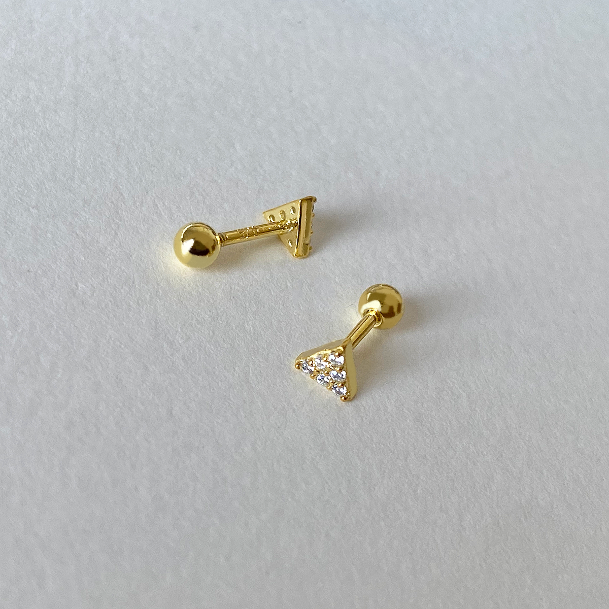 Mini Triangle Earring