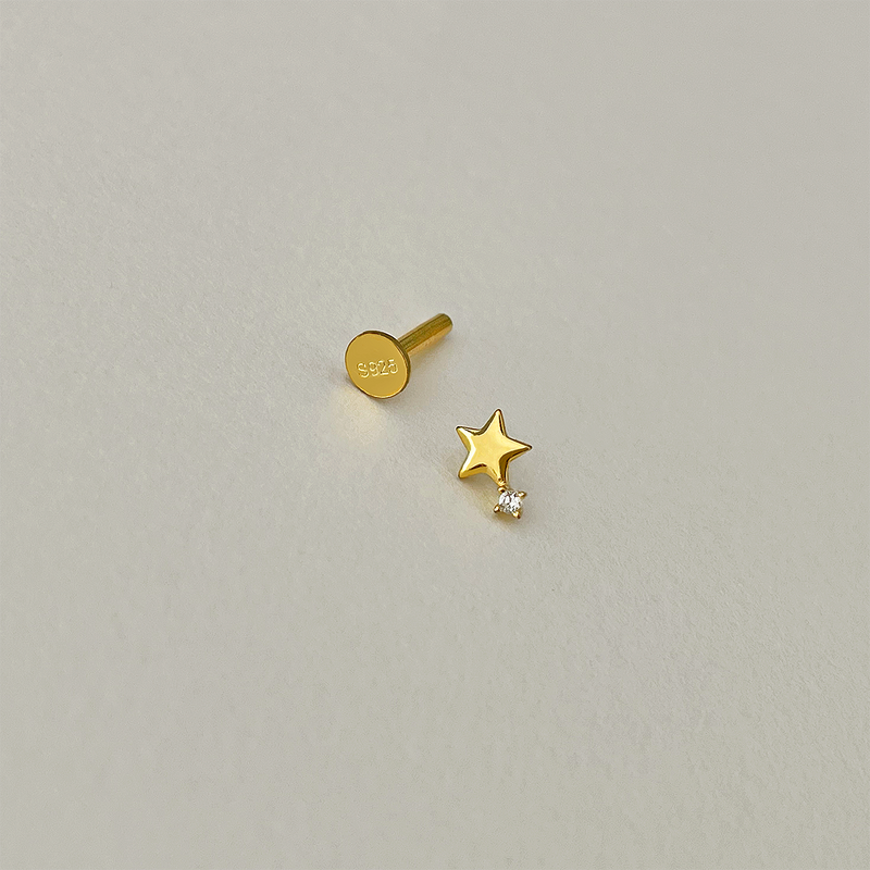 Polaris Gold Earring
