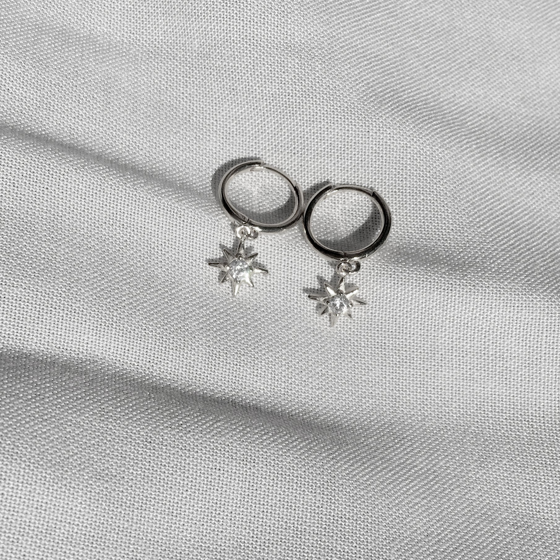 Silver Stella Earrings 