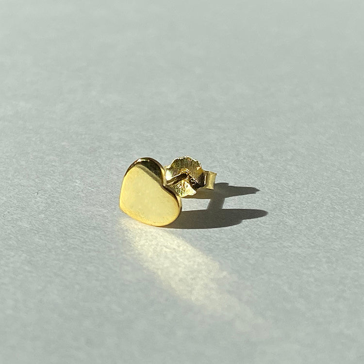 Gold Heart Earring