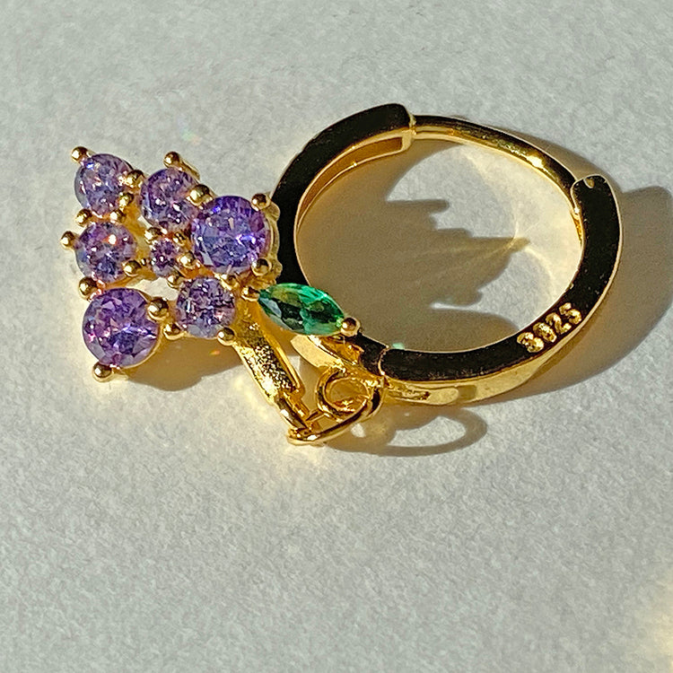 Aros Uvas Oro