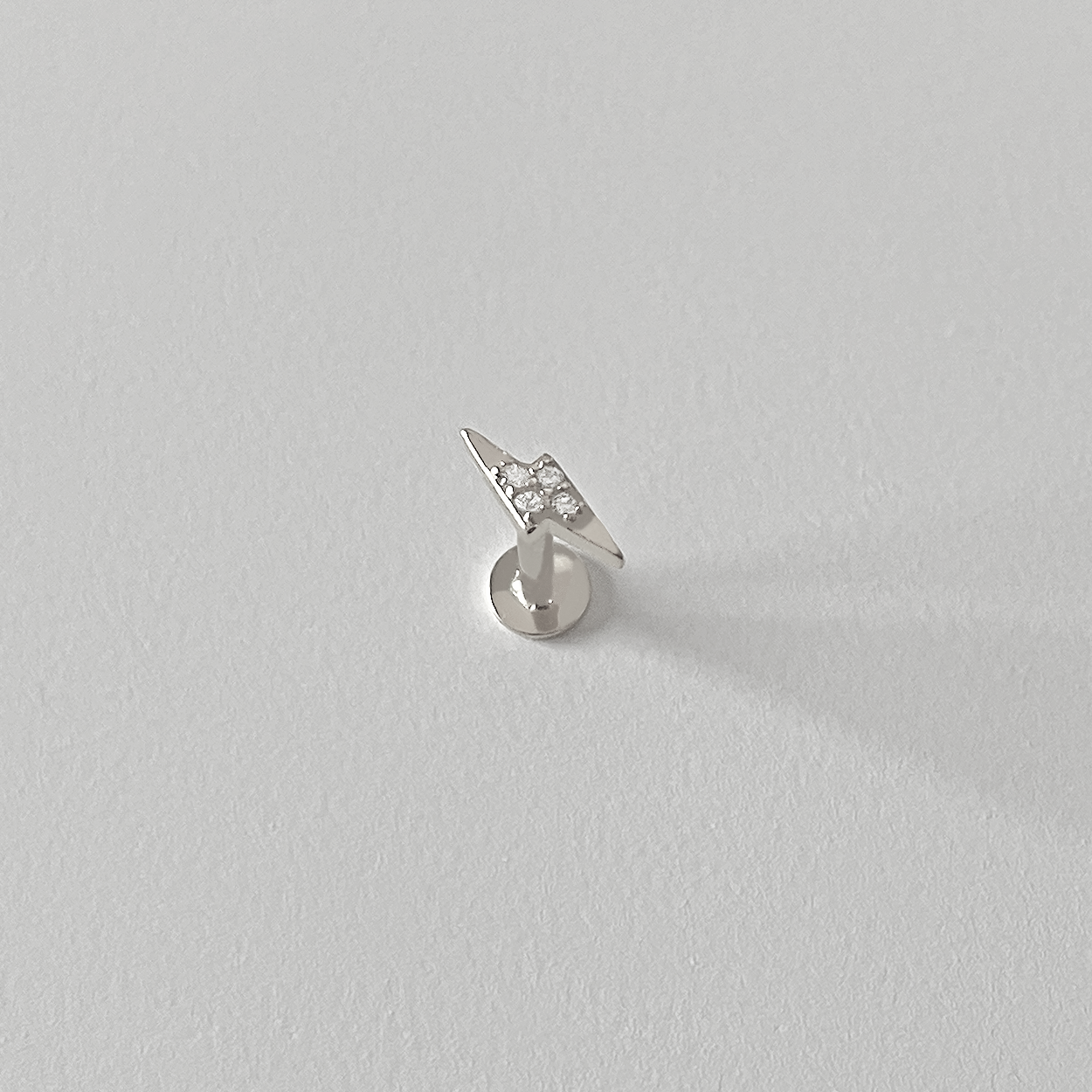 Silver Spark Earring