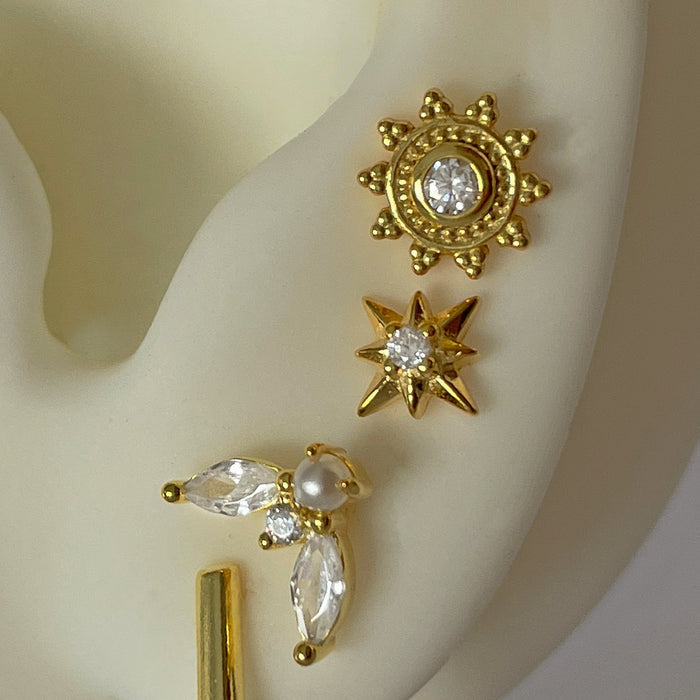 Zan Gold Earring