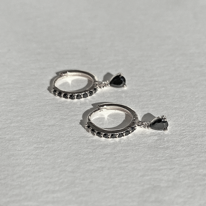 Ayla Black Silver Earrings