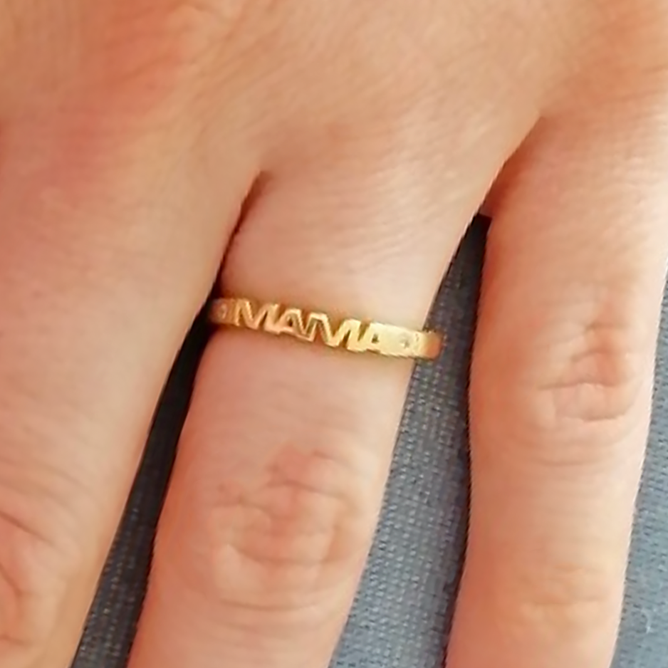 Anillo Mama Oro