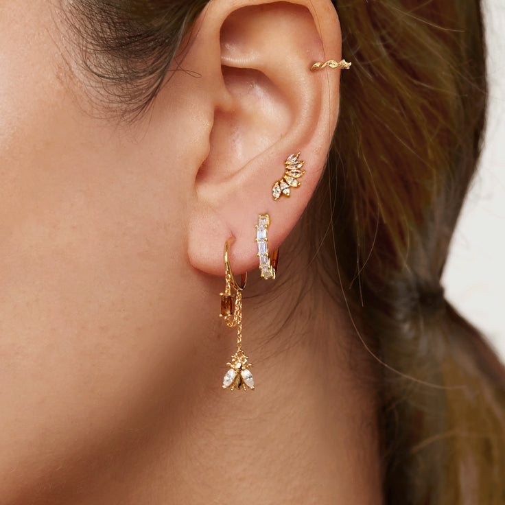 Gold Egyptian Earrings 