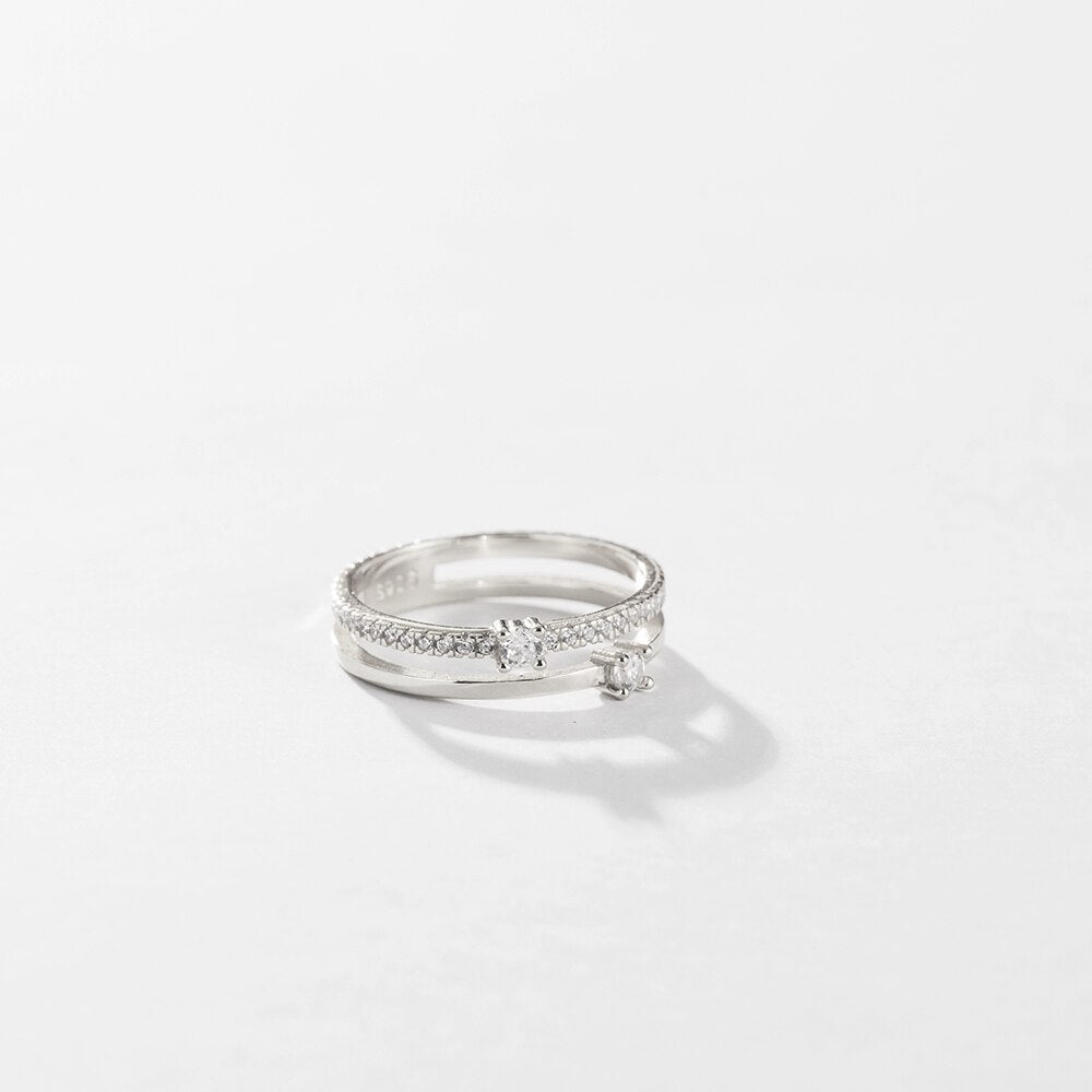 Jimena silver ring