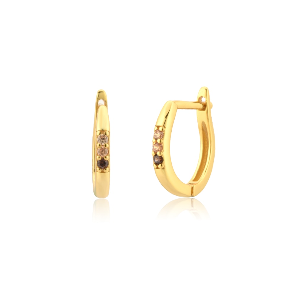 Gold Desert Earrings