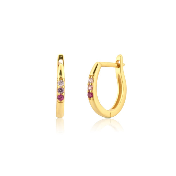 Sakura Gold Earrings