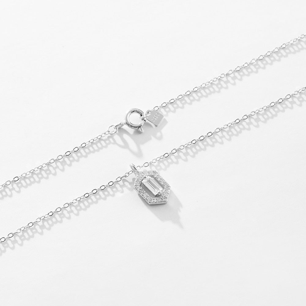 Silver Lyra Necklace