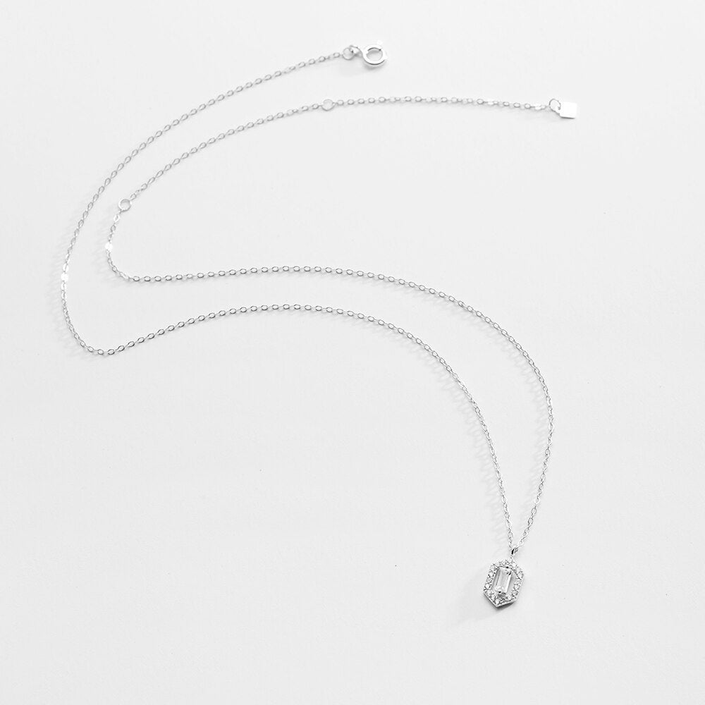 Silver Lyra Necklace