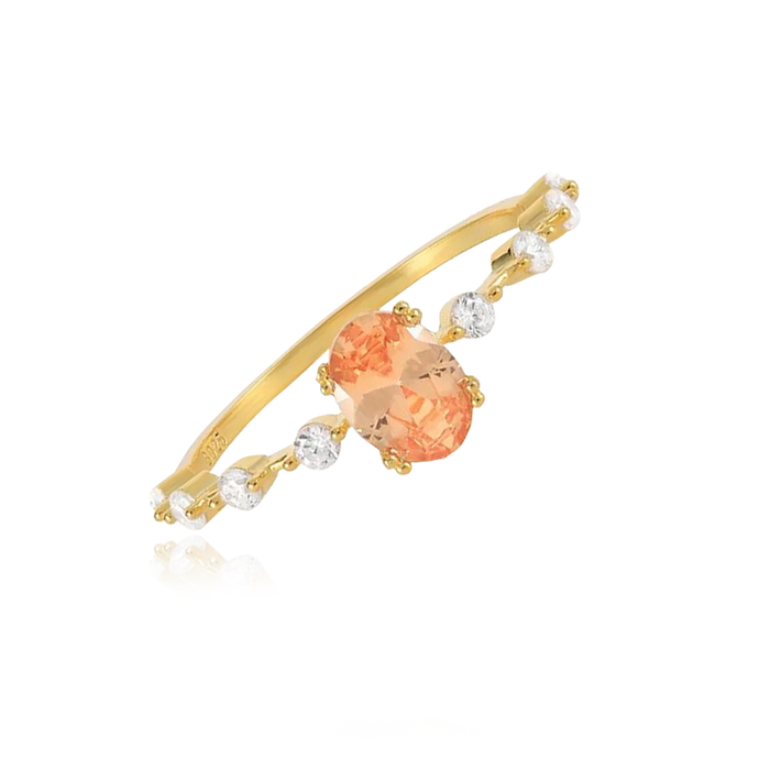 Anillo Zarina Naranja