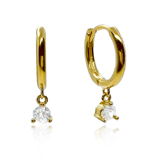 Nusa White Gold Earrings