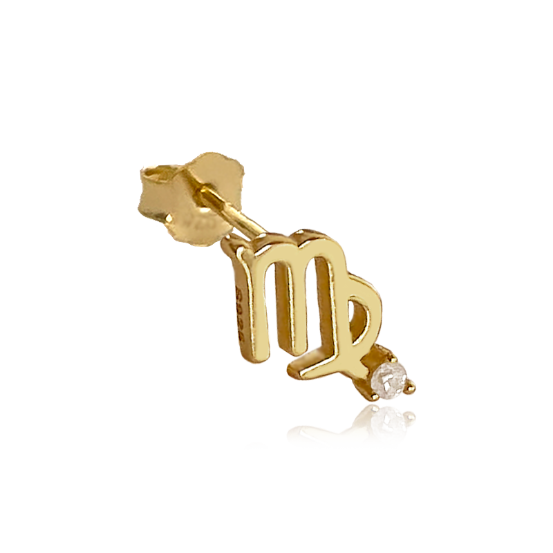 Pendiente Mini Zodiaco Oro