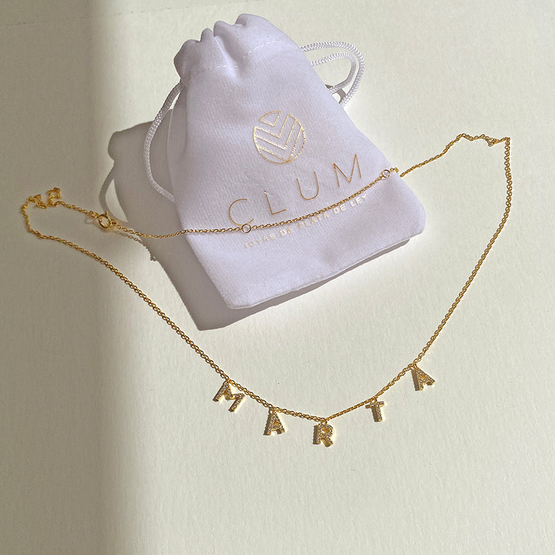 Gold Personalized Shiny Necklace 