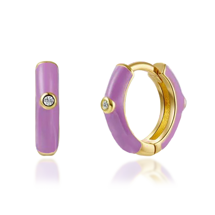 Dea Lilac Hoops