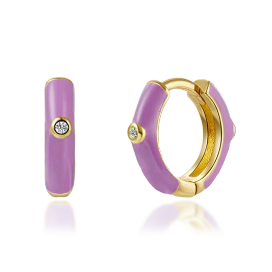 Dea Lilac Hoops