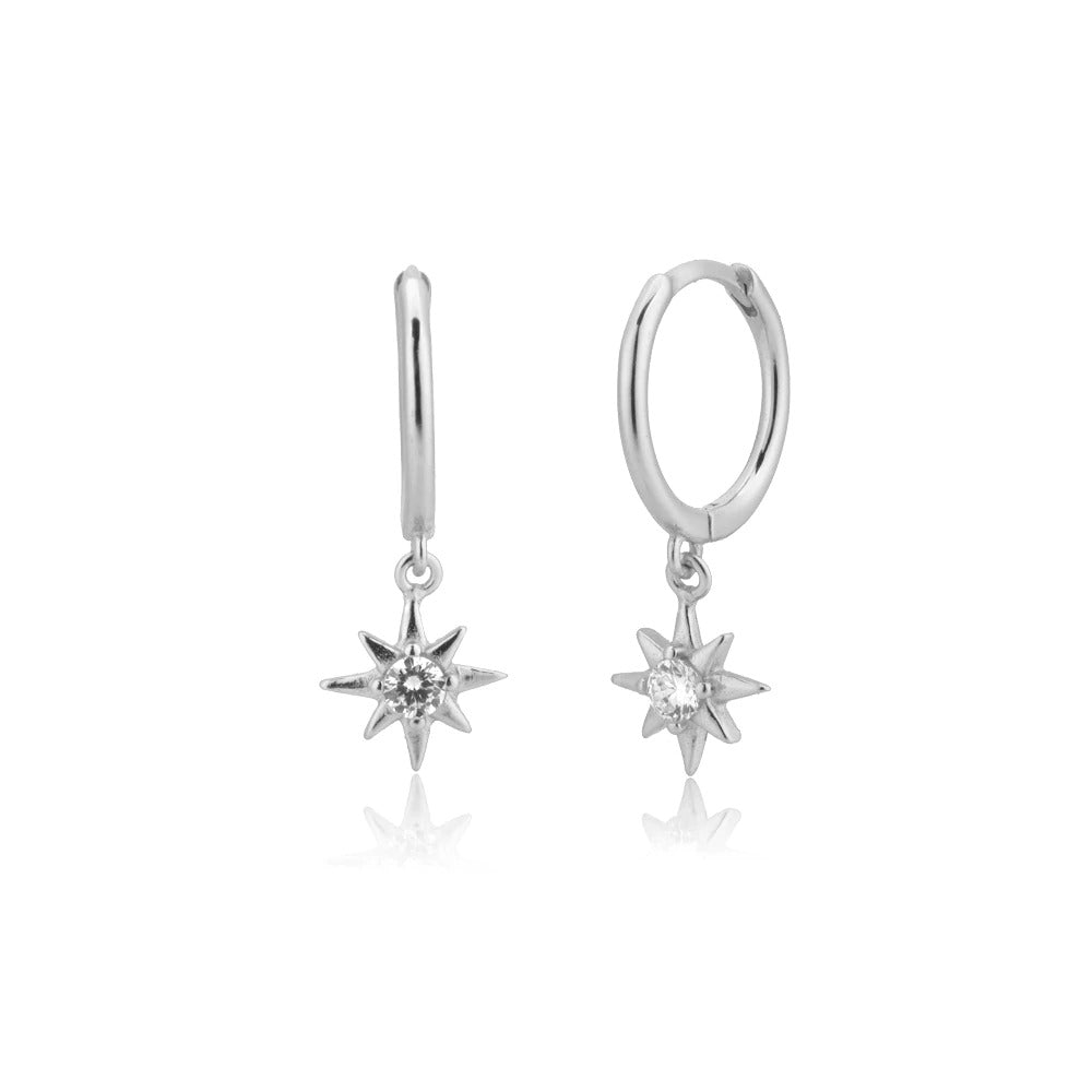 Silver Stella Earrings 