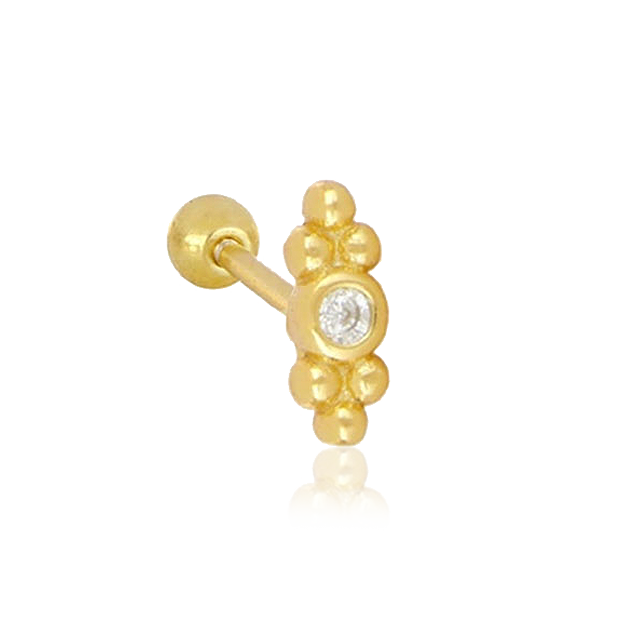 Zan Gold Earring